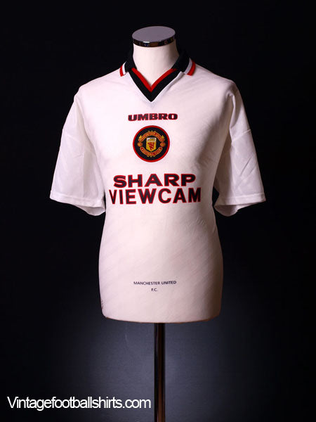 1996-97 Manchester United Away Shirt L Football Shirt
