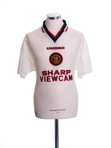 1996-97 Manchester United Away Shirt L Football Shirt