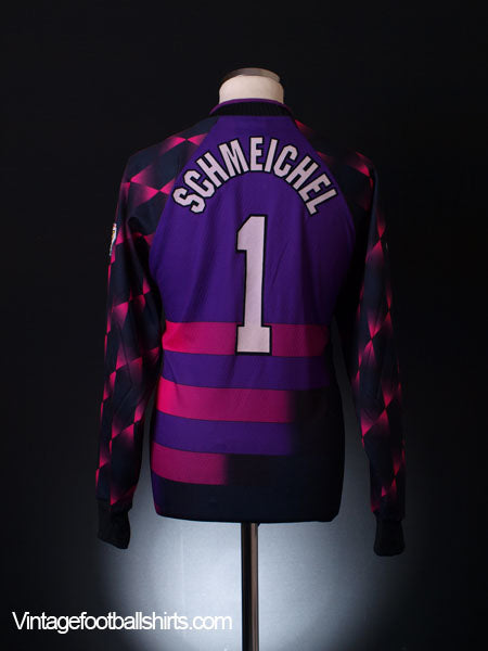 1996-97 Manchester United Goalkeeper Shirt Schmeichel #1 M Football Shirt