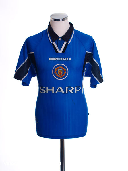 1996-97 Manchester United Third Shirt L Football Shirt