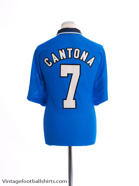 1996-97 Manchester United Third Shirt Cantona #7 Y Football Shirt