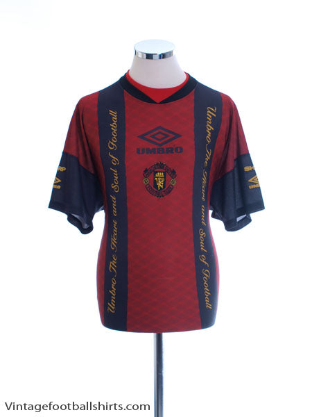 1996-97 Manchester United Umbro Training Shirt L Training Shirt