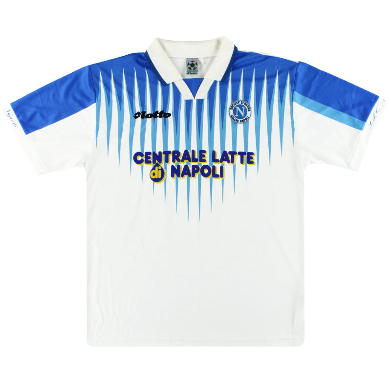 1996-97 Napoli Lotto Away Shirt L Football Shirt