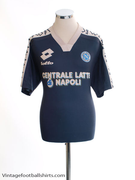 1996-97 Napoli Training Shirt L Training Shirt