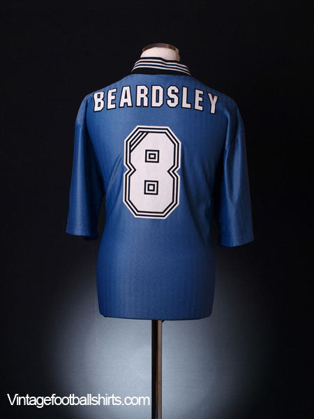1996-97 Newcastle Away Shirt Beardsley #8 XL Football Shirt