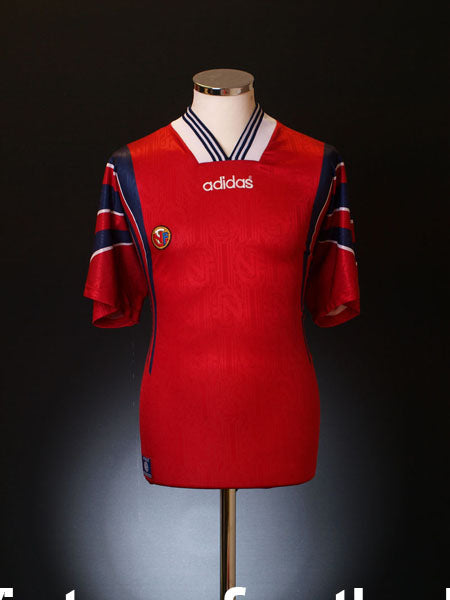 1996-97 Norway Home Shirt L Football Shirt