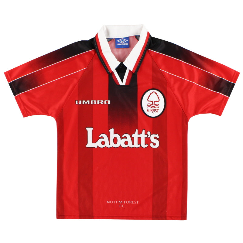 1996-97 Nottingham Forest Home Shirt Y Football Shirt