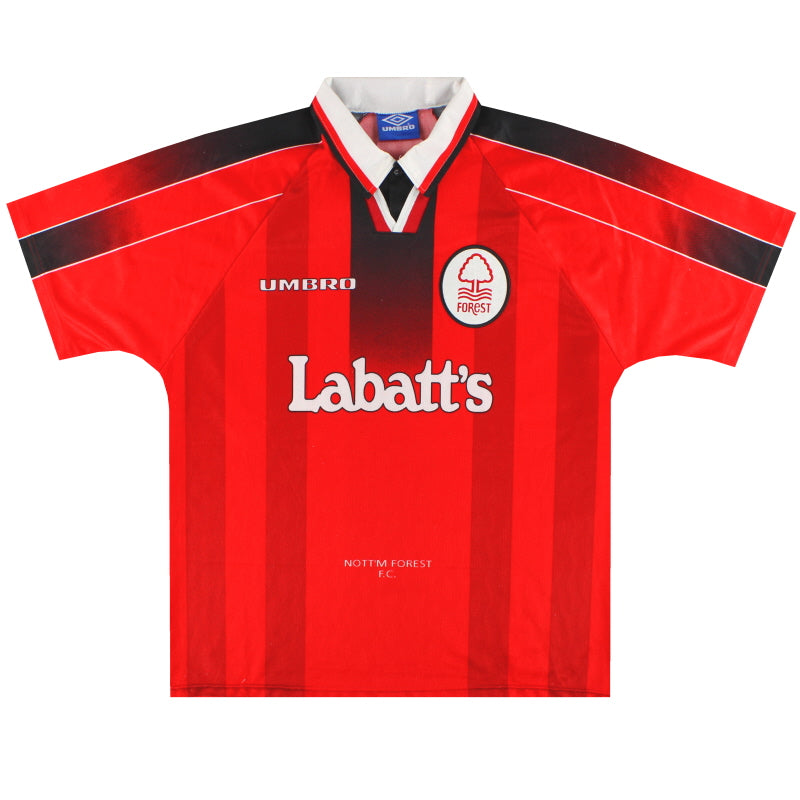 1996-97 Nottingham Forest Umbro Home Shirt XL Football Shirt