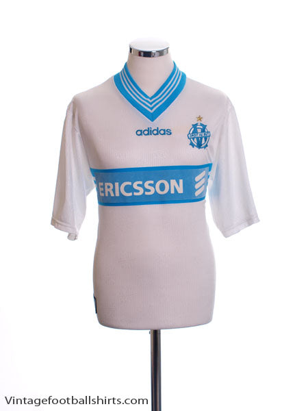 1996-97 Olympique Marseille Home Shirt *Mint* S Football Shirt