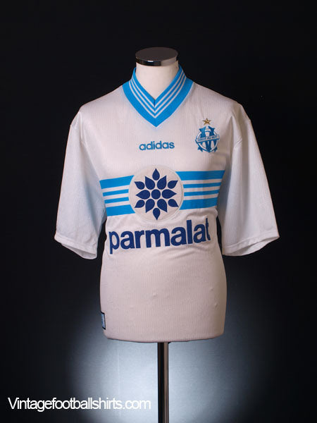 1996-97 Olympique Marseille Home Shirt L Football Shirt