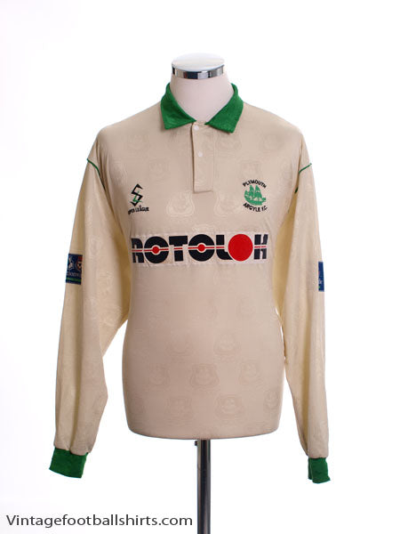 1996-97 Plymouth Match Issue Away Shirt #10 L/S XL Football Shirt
