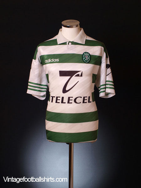 1996-97 Sporting Lisbon Home Shirt L Football Shirt