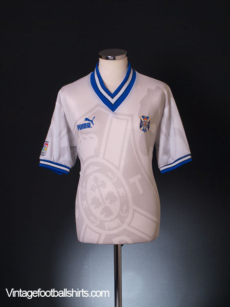 1996-97 Tenerife Home Shirt L Football Shirt