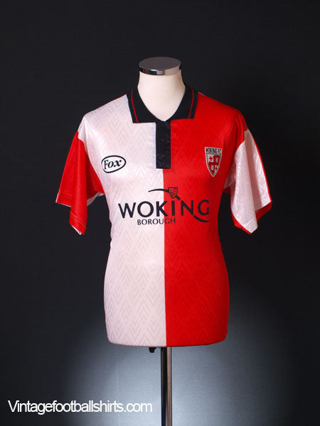 1996-97 Woking Home Shirt M Football Shirt