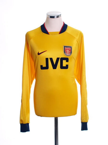 1996-98 Arsenal Goalkeeper Shirt L Football Shirt