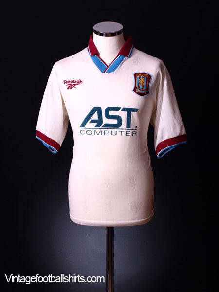 1996-98 Aston Villa Away Shirt S Football Shirt