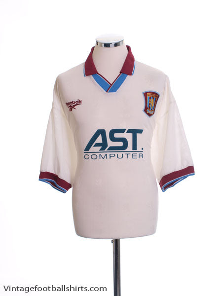 1996-98 Aston Villa Away Shirt L Football Shirt