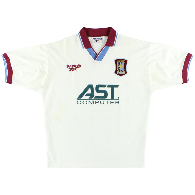 1996-98 Aston Villa Reebok Away Shirt M Football Shirt