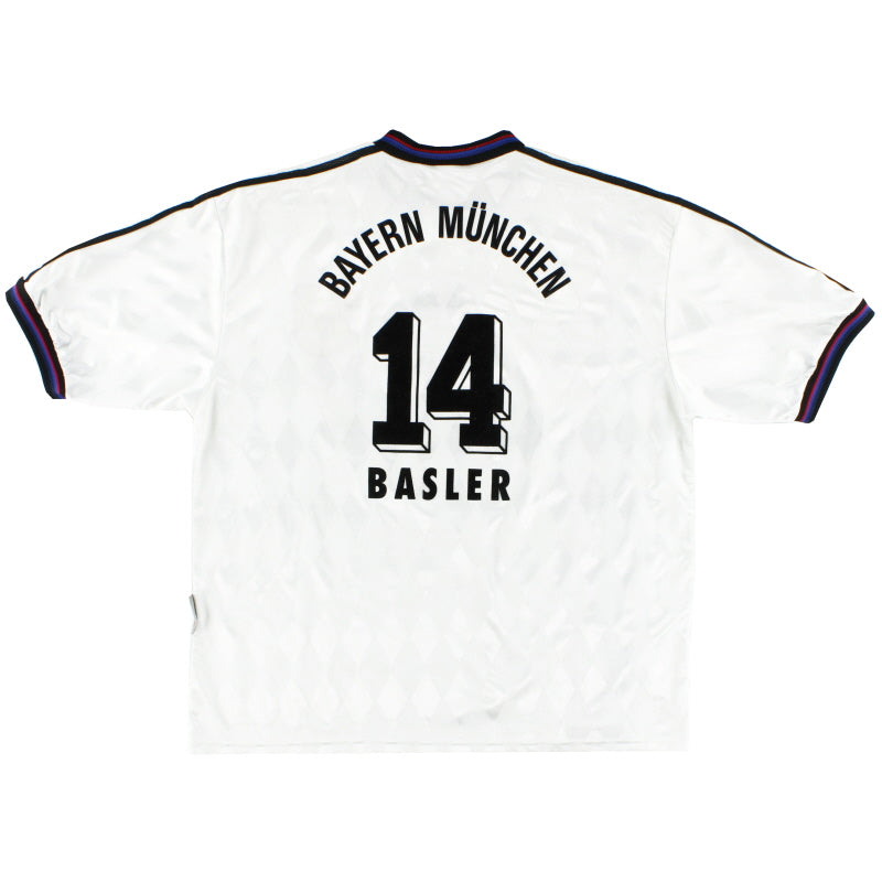 1996-98 Bayern Munich Away Shirt Basler #14 XXL Football Shirt