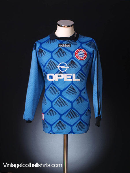 1996-98 Bayern Munich Goalkeeper Shirt L Football Shirt