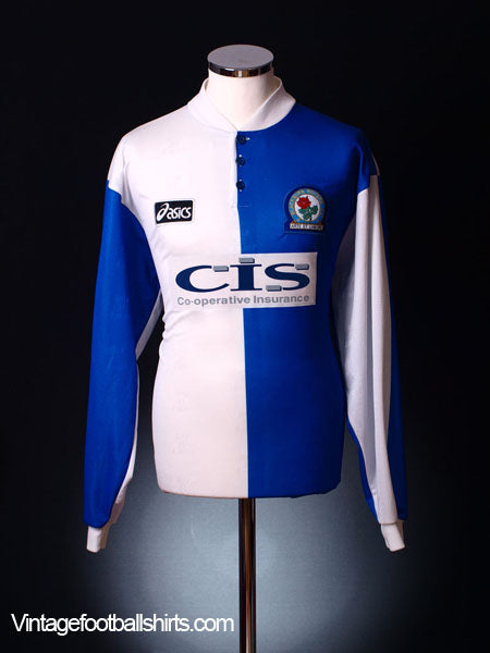 1996-98 Blackburn Home Shirt L/S XL Football Shirt