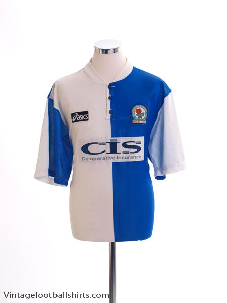 1996-98 Blackburn Home Shirt L Football Shirt