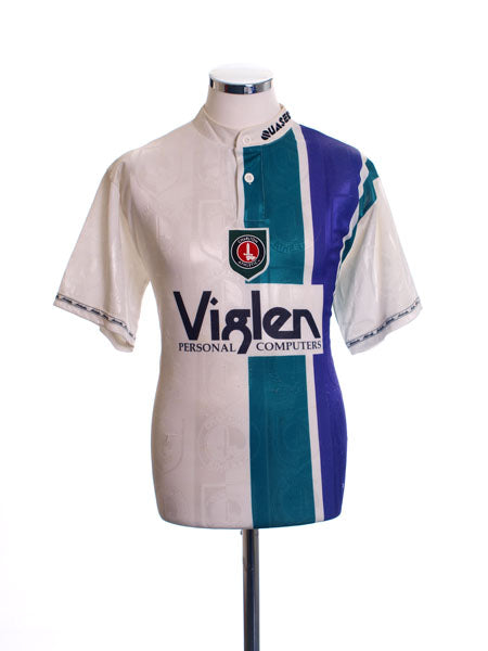 1996-98 Charlton Away Shirt M Football Shirt