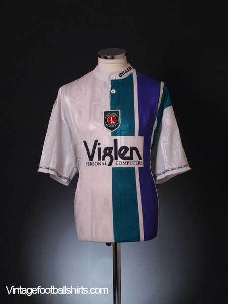 1996-98 Charlton Away Shirt XL Football Shirt