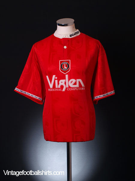 1996-98 Charlton Home Shirt L Football Shirt