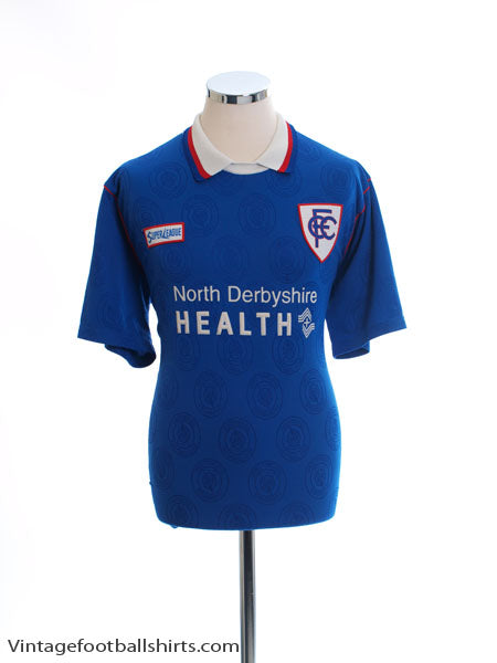 1996-98 Chesterfield Home Shirt *Mint* L Football Shirt