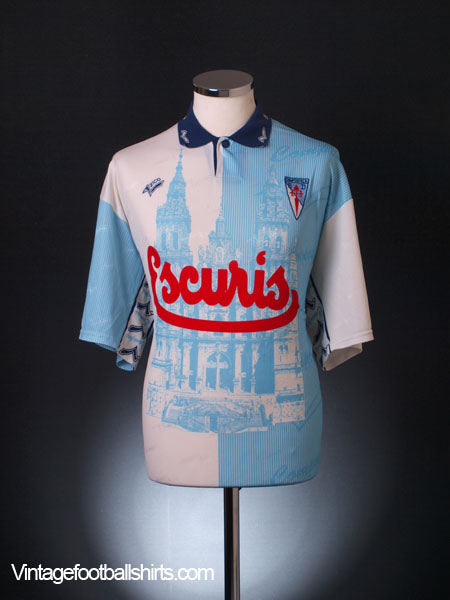 1996-98 Compostela Home Shirt XL Football Shirt