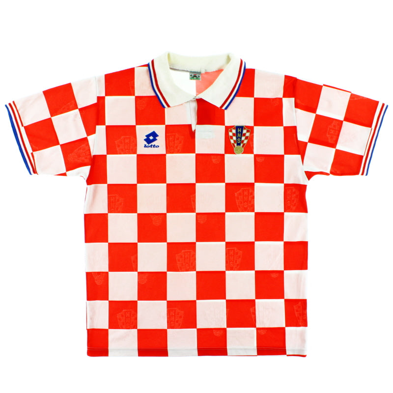 1996-98 Croatia Home Shirt XL Football Shirt