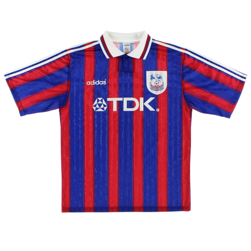 1996-98 Crystal Palace Home Shirt L Football Shirt
