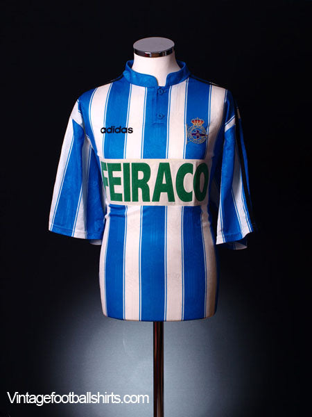1996-98 Deportivo Home Shirt XL Football Shirt