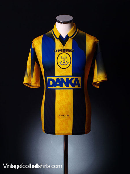 1996-98 Everton Away Shirt XL Football Shirt