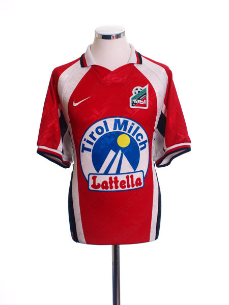1996-98 FC Tirol Innsbruck Home Shirt L Football Shirt