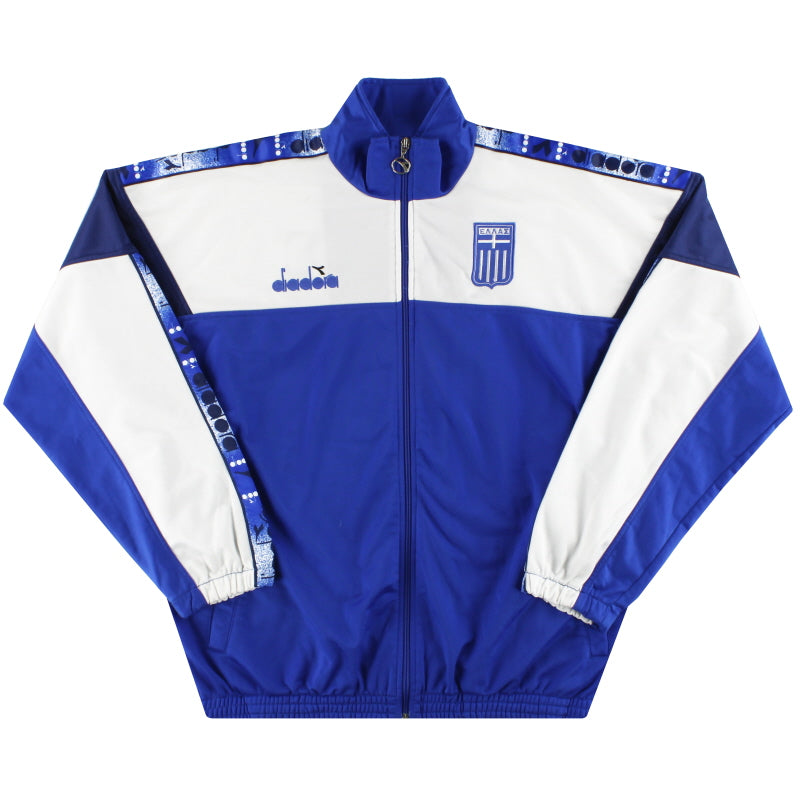 1996-98 Greece Diadora Track Jacket XL Jacket