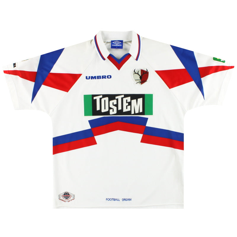 1996-98 Kashima Antlers Umbro Away Shirt *Mint* XL Football Shirt
