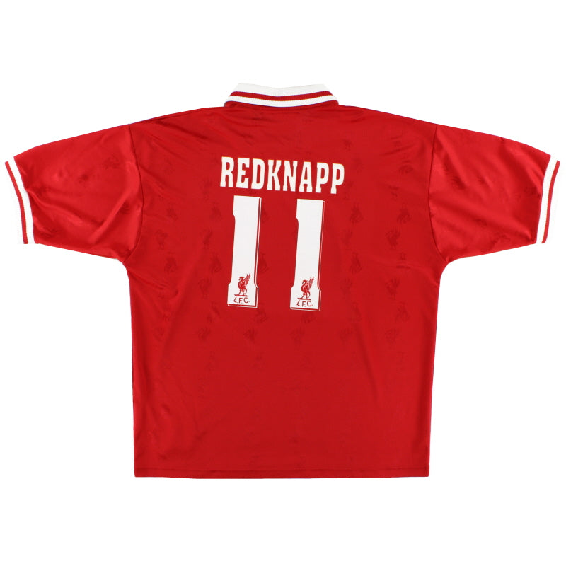 1996-98 Liverpool Reebok Home Shirt Redknapp #11 XL Football Shirt