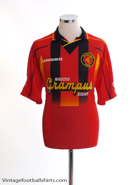 1996-98 Nagoya Grampus Eight Home Shirt L Football Shirt
