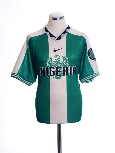 1996-98 Nigeria Home Shirt *Mint* L Football Shirt