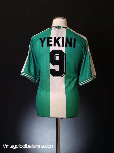 1996-98 Nigeria Home Shirt Yekini #9 XL Football Shirt