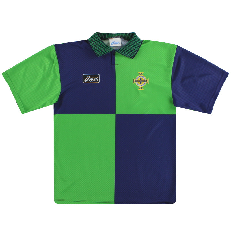 1996-98 Northern Ireland Asics Home Shirt L Football Shirt