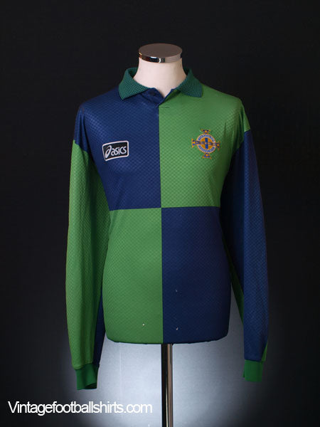 1996-98 Northern Ireland Home Shirt L/S XL Football Shirt