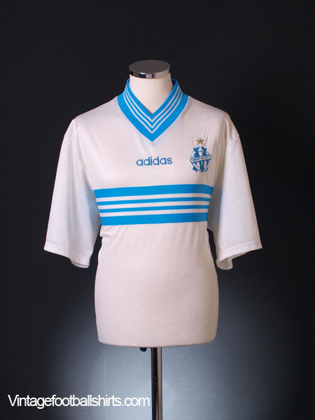 1996-98 Olympique Marseille Home Shirt L Football Shirt