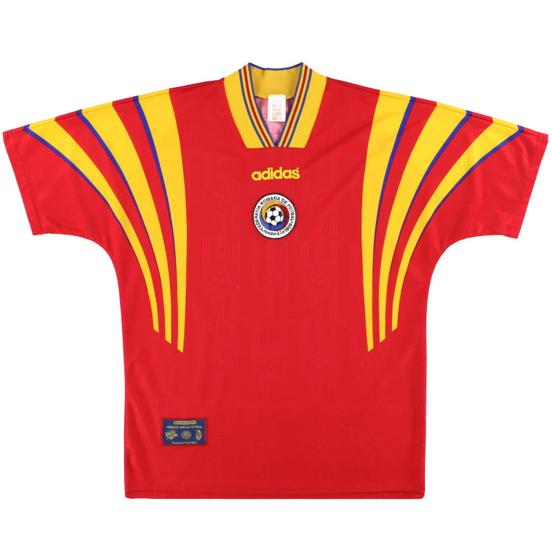 1996-98 Romania adidas Away Shirt M Football Shirt