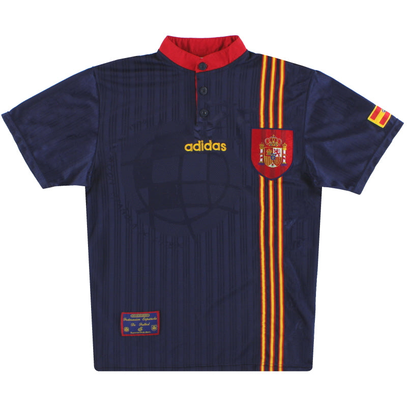 1996-98 Spain adidas Away Shirt S Football Shirt