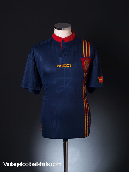 1996-98 Spain Away Shirt XL Football Shirt