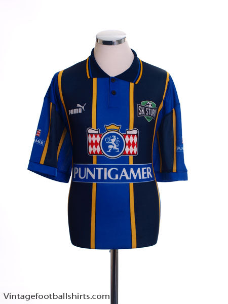 1996-98 Sturm Graz Away Shirt L Football Shirt