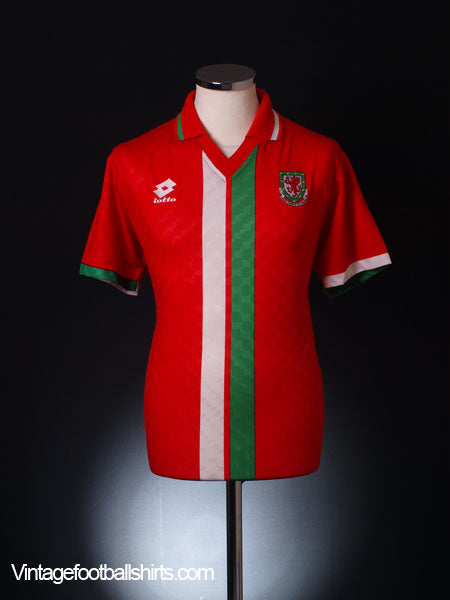1996-98 Wales Home Shirt XL Football Shirt